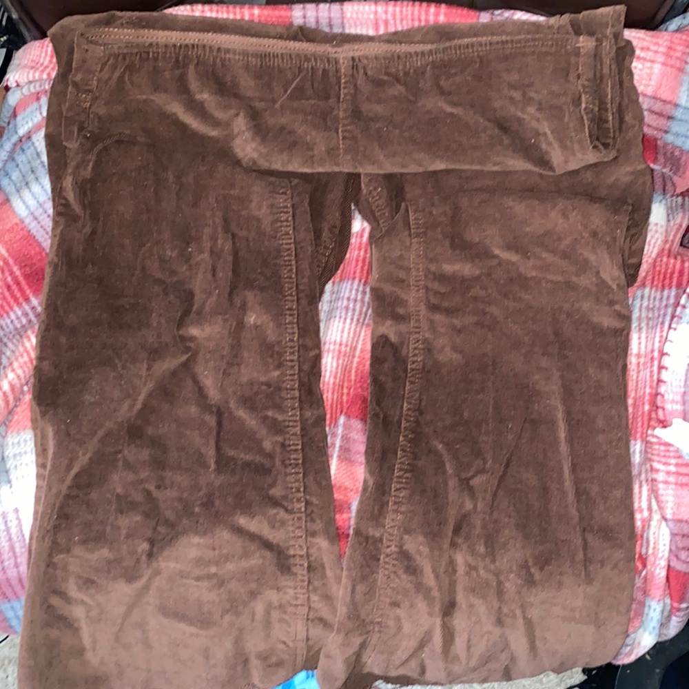 Brown Flare “Corduroy” Pants